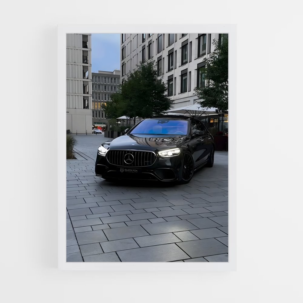 Poster City Sleek – affiche Mercedes (vue 3)